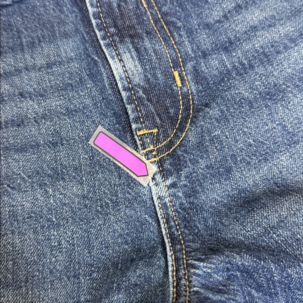 GAP Denim High Rise Universal Slim Boyfriend Ankle Jeans Blue Sz 4/27 - Picture 12 of 12